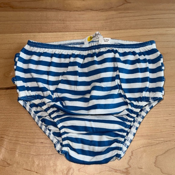 Mini Boden Blue and Pink Ice Cream Print Dress & Matching Ruffle Bloomers 12-18 - Picture 5 of 6